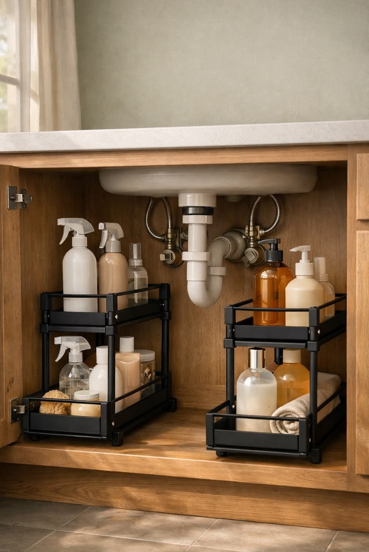 Onder Gootsteen Organizer – Nooit Meer Rommel