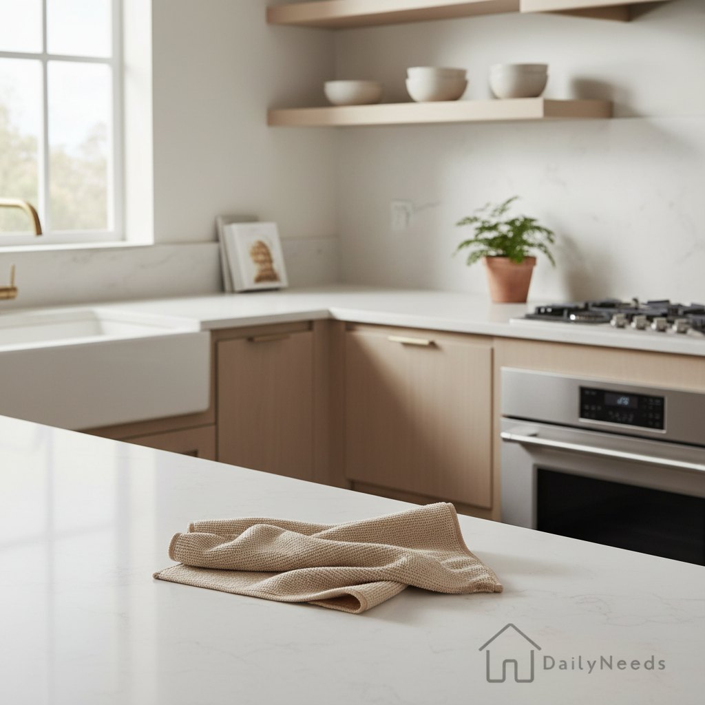 Lifestyle droogdoek in keuken