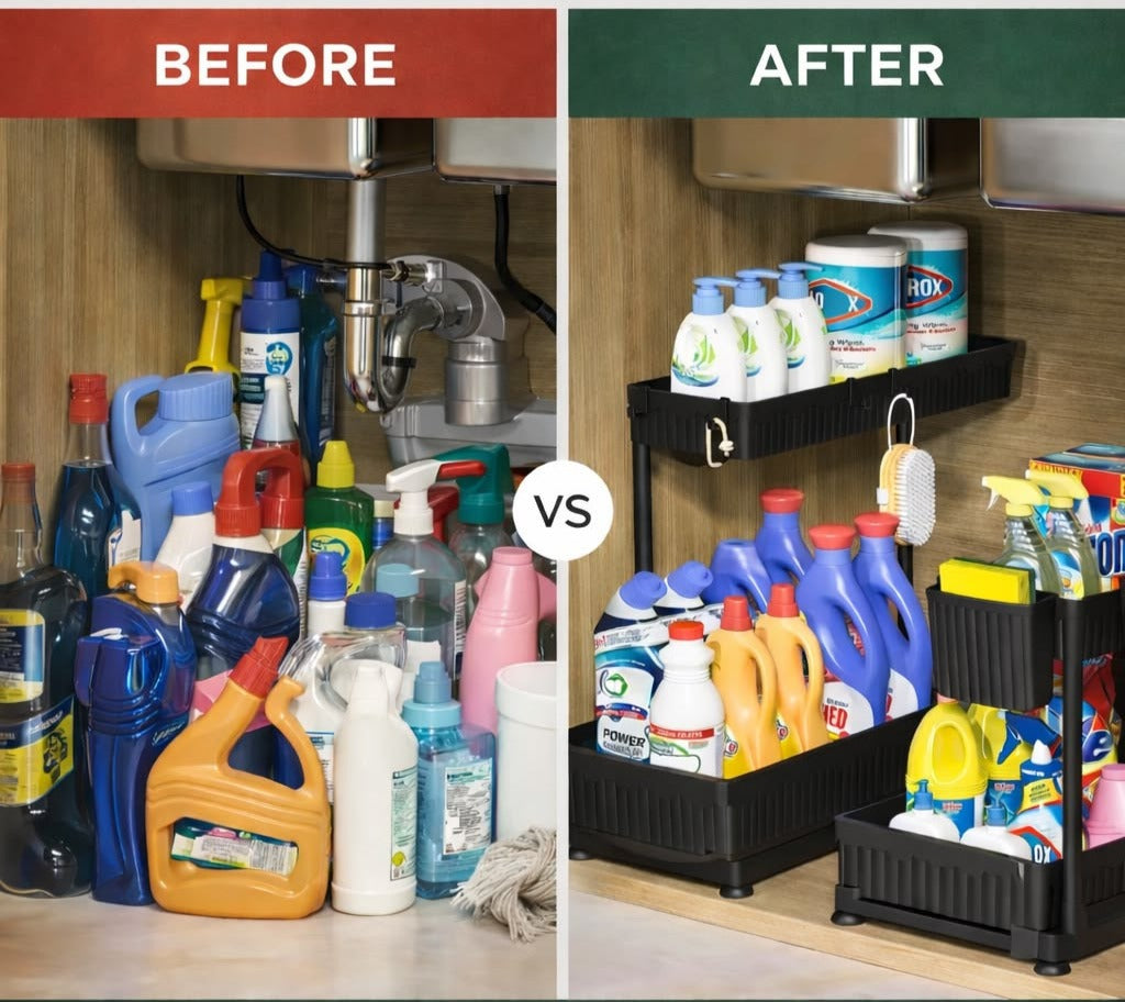 Onder Gootsteen Organizer – Nooit Meer Rommel